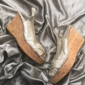 Glitter wedges